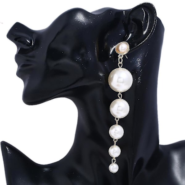 pitkät korvakorut Pearl Tupsu Alloy Ear Studs For Ball