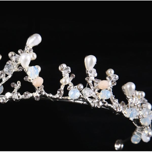 Prinsessans kronbröllops tiara (silver)