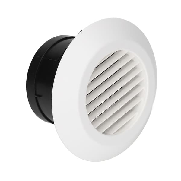 4 tommer ABS udhængsventilationsdæksel til badeværelse, køkken, kontor, luftventilation