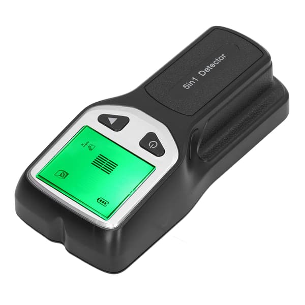 5 in 1 Stud Finder Wall Scanner - Trä, AC Wire Detection - HD LCD Display - Silver