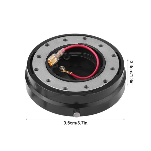 Universal Rat Hurtigudløser Nav Adapter Boss Kit til Racerbil Sort