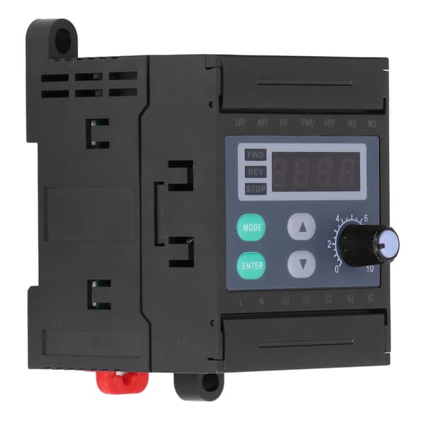 Digital Display Motorvarvtalsregulator Inbyggd Regulator Tillbehör Enfas 220V