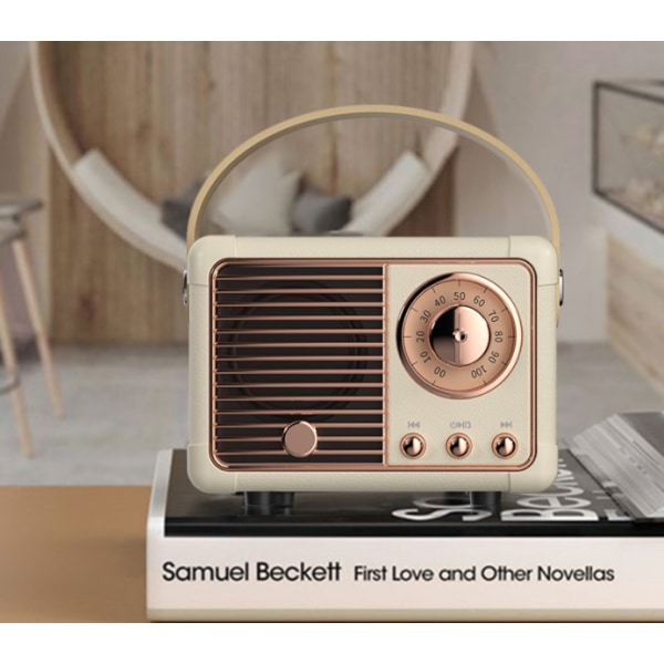 Retro bærbar lyd, nostalgisk mini Bluetooth-højttaler