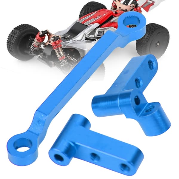 Styreforbindelse i aluminiumlegering til 1/18 A949 A959-B A969 A979 K929 RC-bil Blå