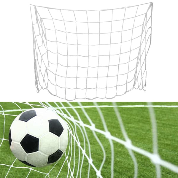 Fodboldmålnet af polypropylenfiber - 1,2 m x 0,8 m, perfekt til sportstræning