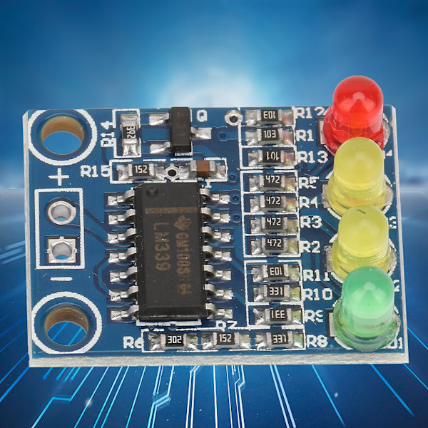 12V Batterikapasitetsindikator Modul 4 Sifret LED-display
