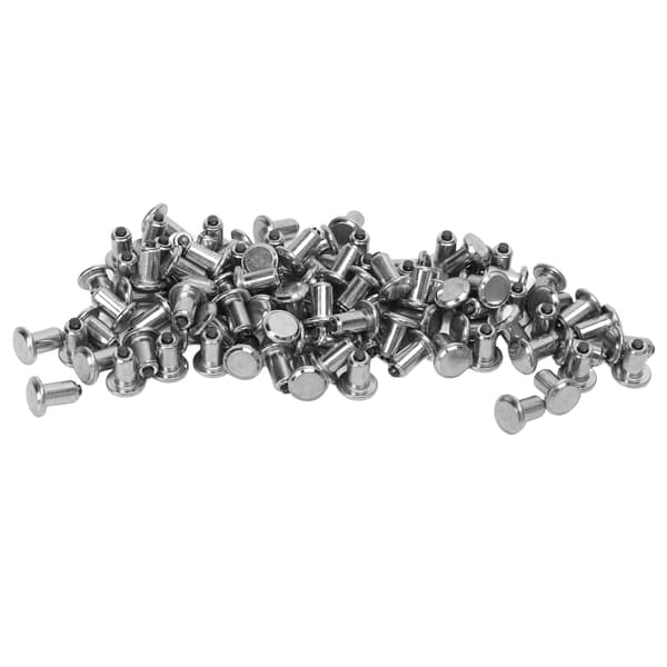 100 st Universal Silver Däckdubbar Halkskydd Snöspikar för ATV UTV Gaffeltruck
