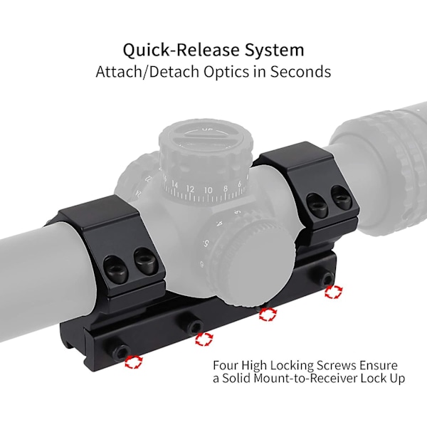 Aluminium Tactical Low Profile 30mm Scope Rings 11mm Weaver/picatinny Mount Rings Scope Adapter