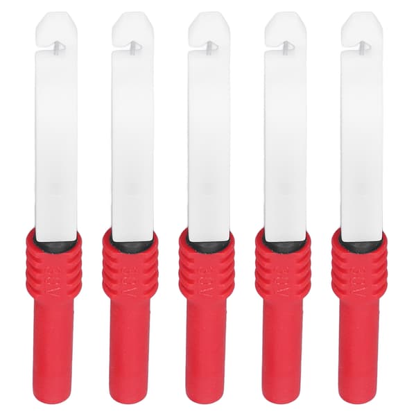 5 stk. testprobe nål 0,7 mm med tilbehørssett for multimeterisolasjonstesting
