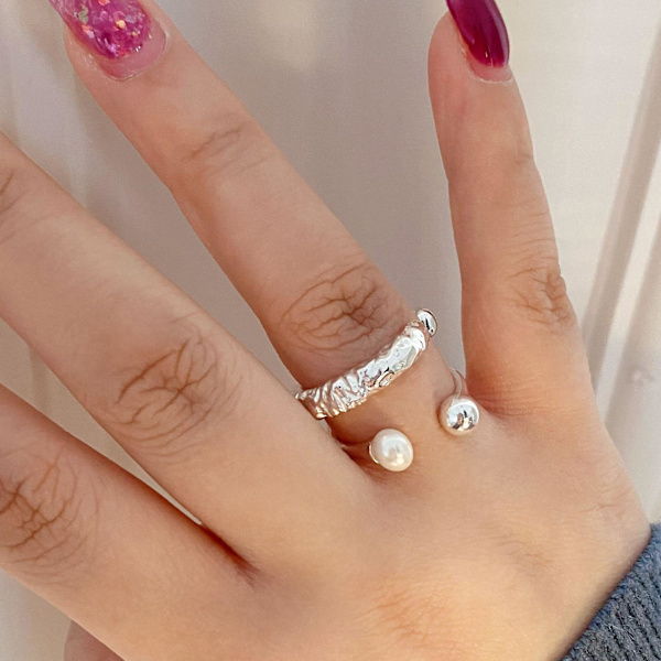 Ring Pearl S925 Sølv modesmykker Ac5358 1