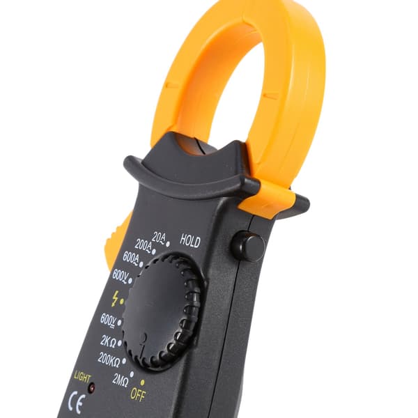 Digital Klemmemeter Multimeter 600A AC/DC Strøm Volt Amperemeter