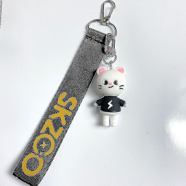 Fast Ship Stray Kids tegneseriefigur Skzoo Nøglering Nøglering Dyr Nøgleringe Taske Ornamenter A JINIRET