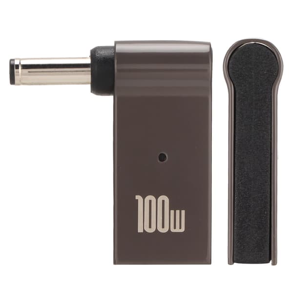 USB C til DC Lader PD Hurtiglading Aluminiumlegering 100W Strømadapter 4x1.35mm