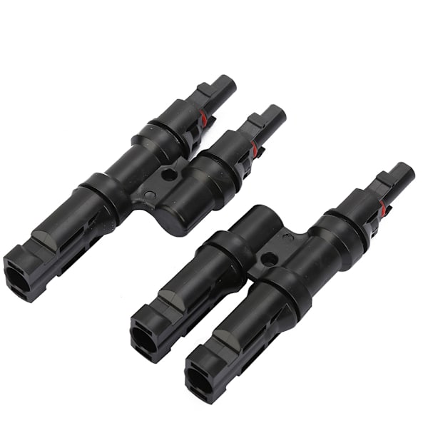 T Typ MC4 Solpanel Adapter 2 i 1 Parallellkontakt Kabeldelare