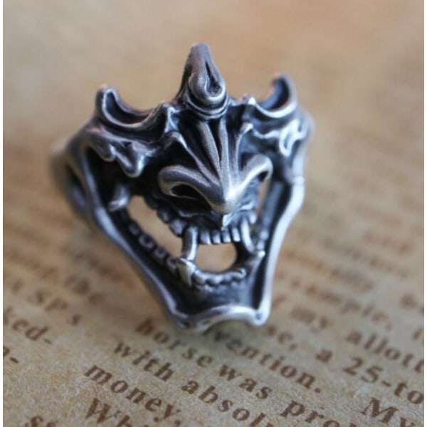 Legering Devil Ring Vintage Geometric Open Justerbar Ring