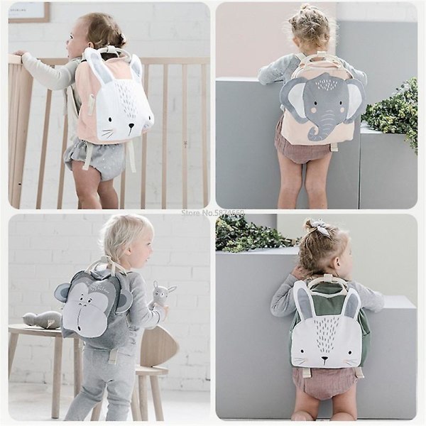 Barnryggsäck Toddler Skolväska för barn Ryggsäck-elefant 2 Elephant 2