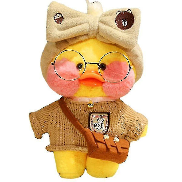 30 cm Ankka Lalafanfan Kawaii Cafe Mimi Pehmolelu Söpö pehmonukke syntymäpäivälahja #15 A