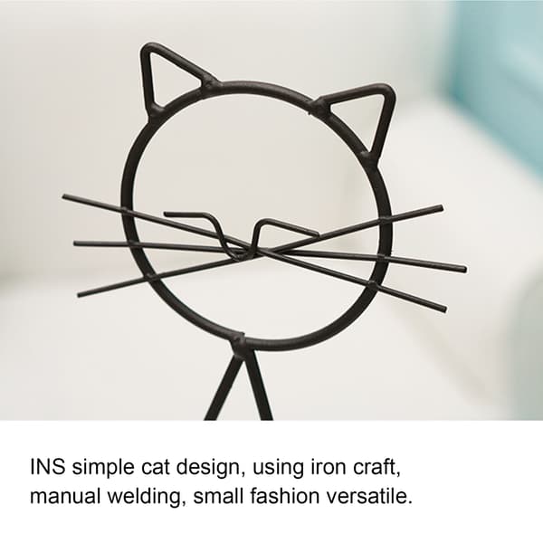 Enkel Katte Jern Blomst Hydroponisk Vase