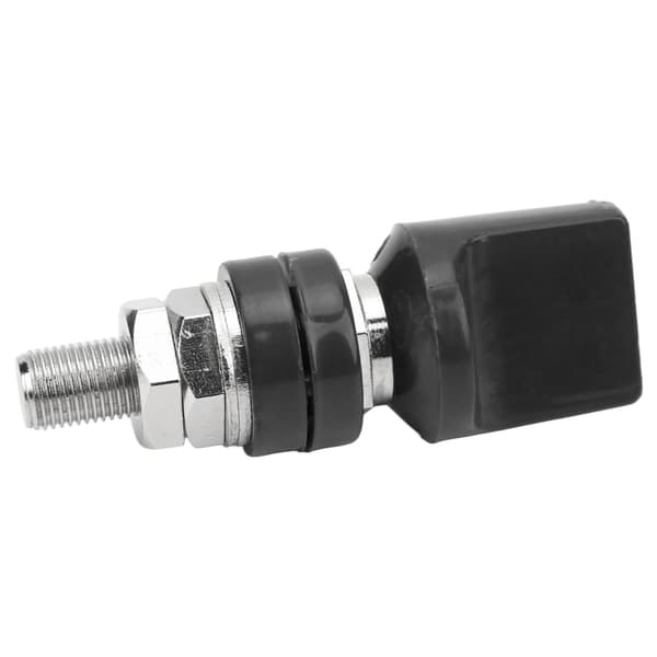 M10 Gevind Bindingsstolpe Terminal Konnektor 100A Høj Strøm 4mm Bananstik Sort