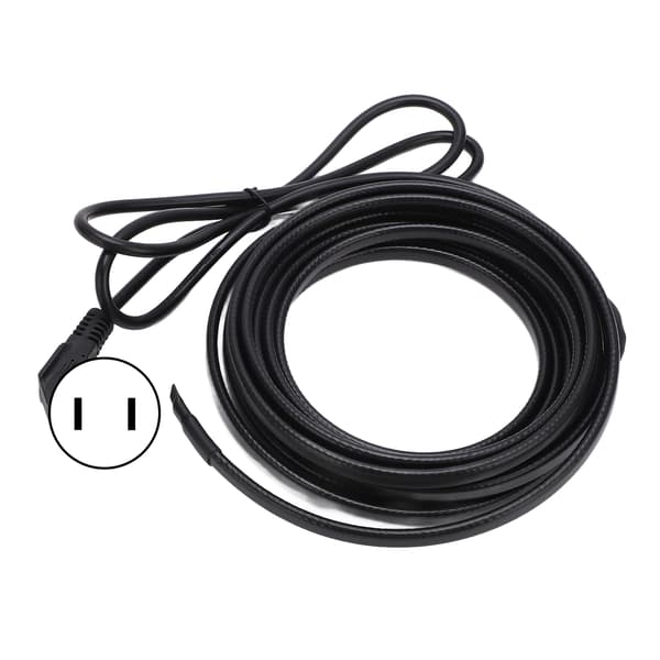 Selvregulerende varmekabel 5 meter med plugg for vinter USA Plugg 110V