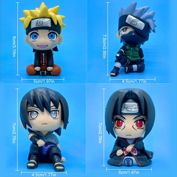 Anime Q Version PVC Action Figur Model Legetøj Samling Dukke Gave til Børn