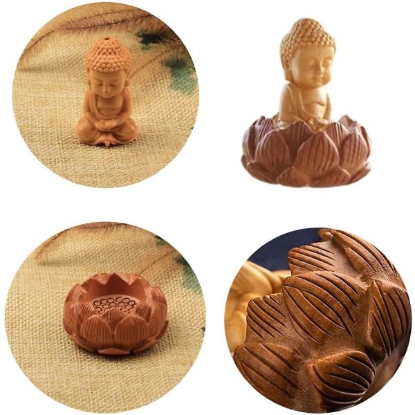 Buddha Ornament Hänge DIY Tillbehör Delar Bilhängande