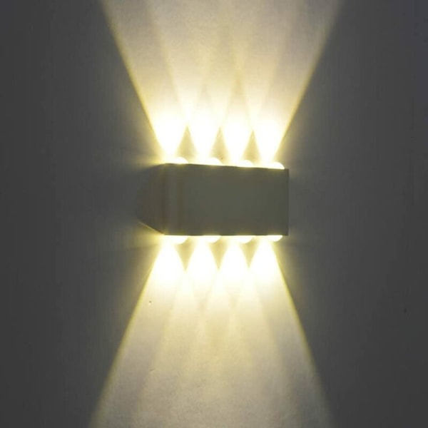 8W varm hvid led væglampe indendørs lampet køkken trappe soveværelse entre stue væglampe, natlampe, til indendørs