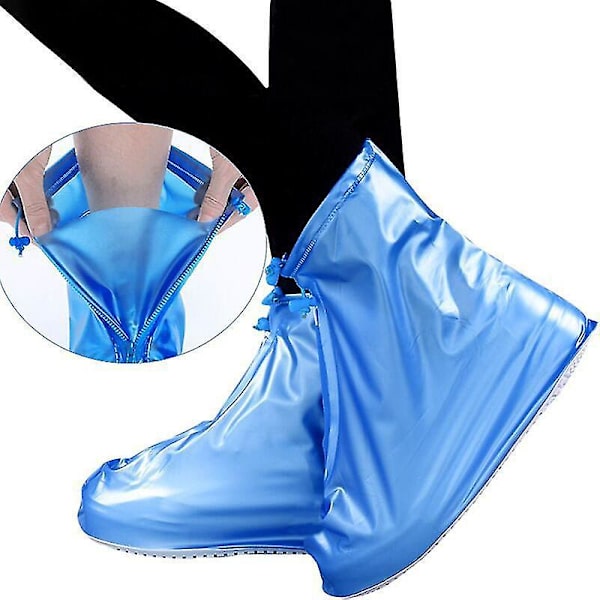 Vattentäta och halksäkra stövlar och regnstövlar(2) Blue XXXL