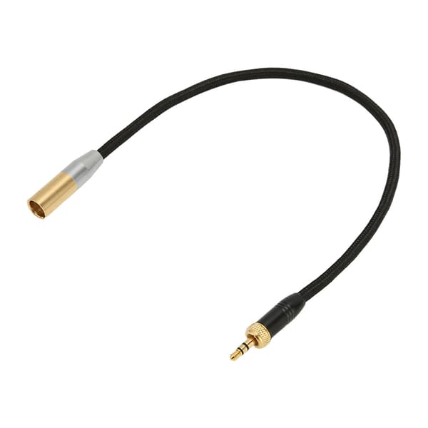 3,5 mm til Mini XLR-kabel Forgyldt 3-polet Stereo Audioadapter til BMPCC videokamera