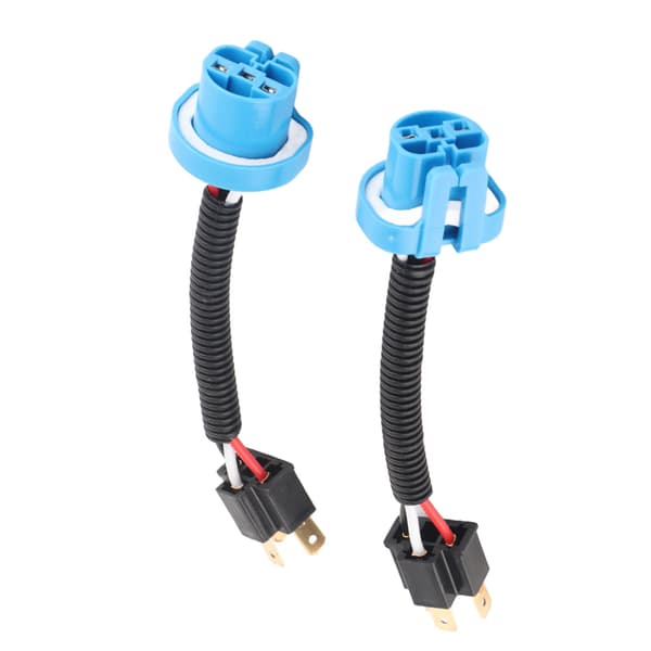 2 STK 9007 HB5 H4 Forlygte Konverteringskabel Ledningsnet Adapter