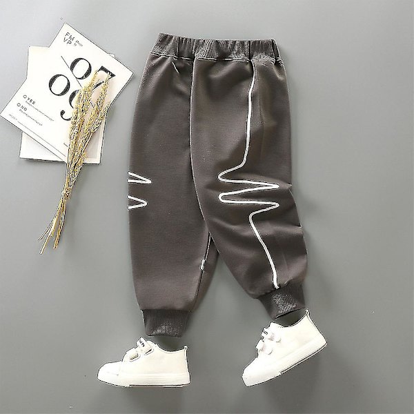 Bekväma sportbyxor med casual för barn Dark Grey 2-3Years