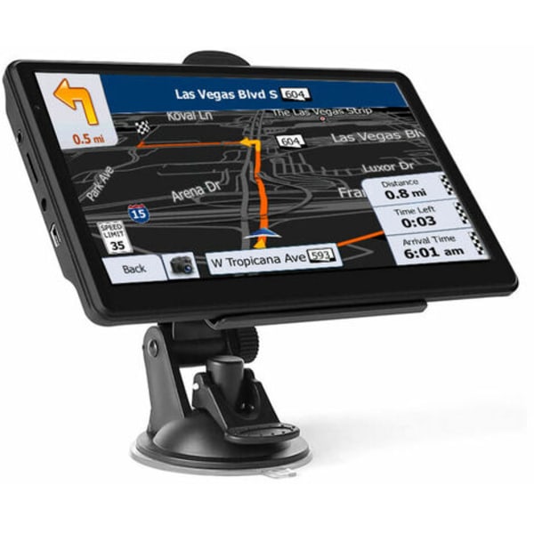 Tum pekskärm Bil Lastbil GPS Navigation Navigator Sat 8GB 256MB Auto RV GPS Navigationssystem