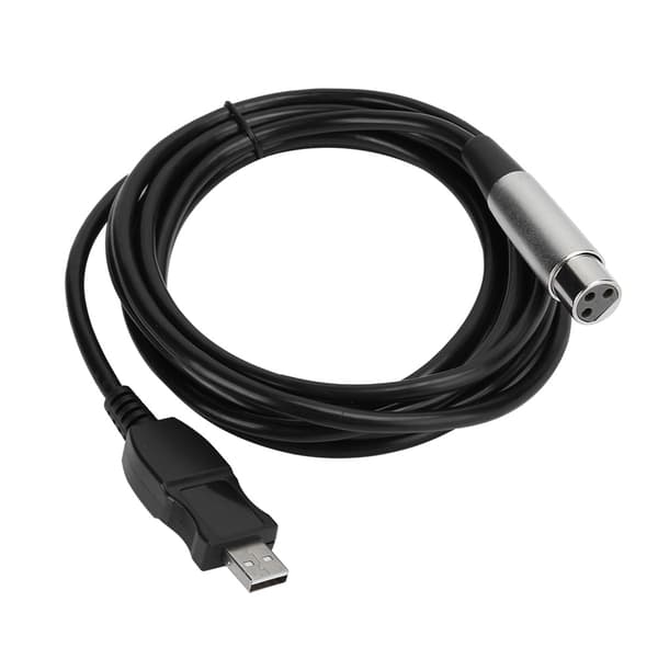 USB till XLR Mikrofonkabeladapter 3 Meter