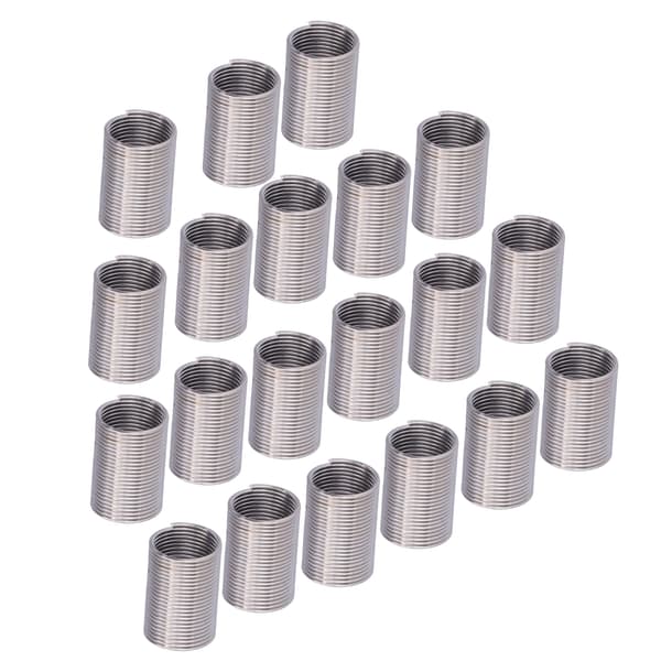 20-pack M12 x 1 Gängreparationsreduceringsmutter Spiralspoleförlängningsverktyg 2.5D
