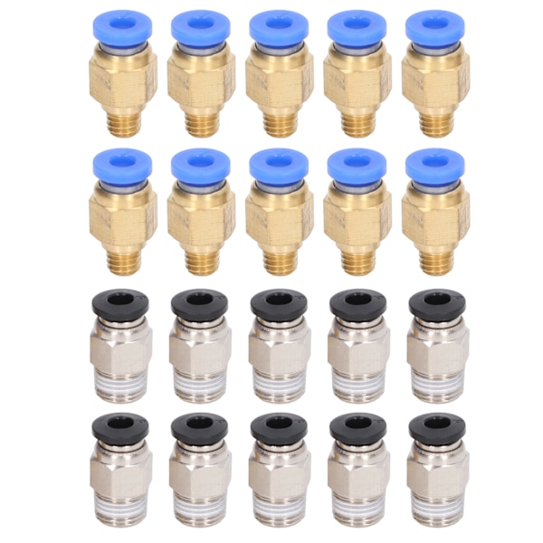 20-delad 3D-skrivare pneumatisk kontakt PC4‑M6 PC4‑10 set för Creality Ender 3