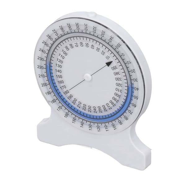 Professionel bobleinklinometer til fysioterapi, lækagesikker, nøjagtige målinger, blå til studerende