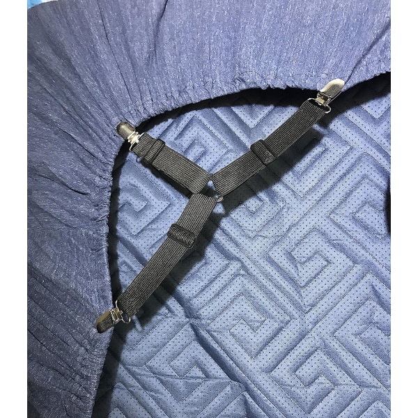 3-vejs Justerbar Heavy Duty Sheet Holder Fastener Gripper Clip Sling Strap