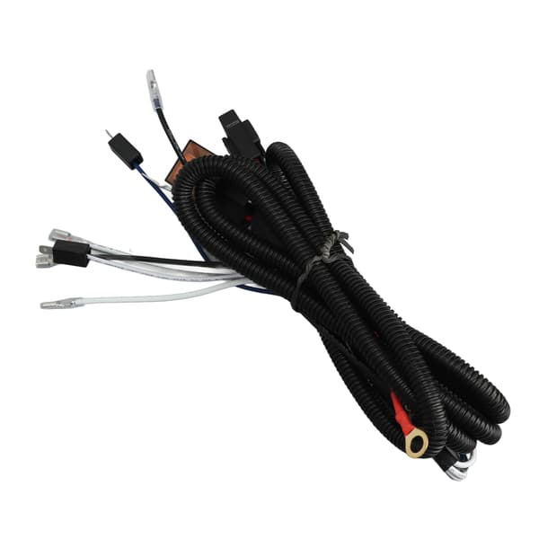 12V 50W Horn Relæ Ledningsnet 1,9m Kabel 1 til 2 Lufthorn Kit til Motorcykel Bil Lastbil