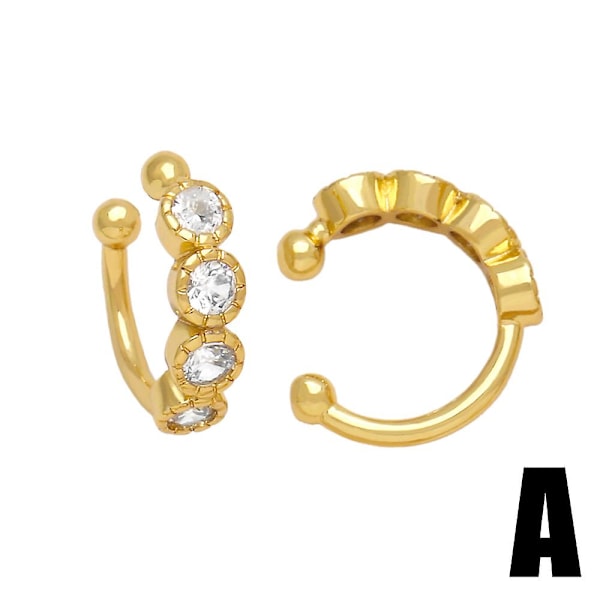Örhängen Vintage Zircon Cross Modesmycken Ac9007 A