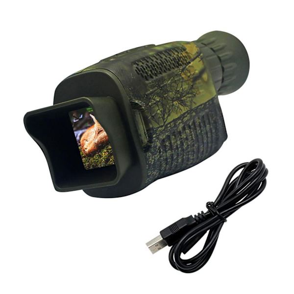 Nattkikkert Monokulær 1.5x Skjerm IR-sensor 36MP Multifunksjonell Enhet