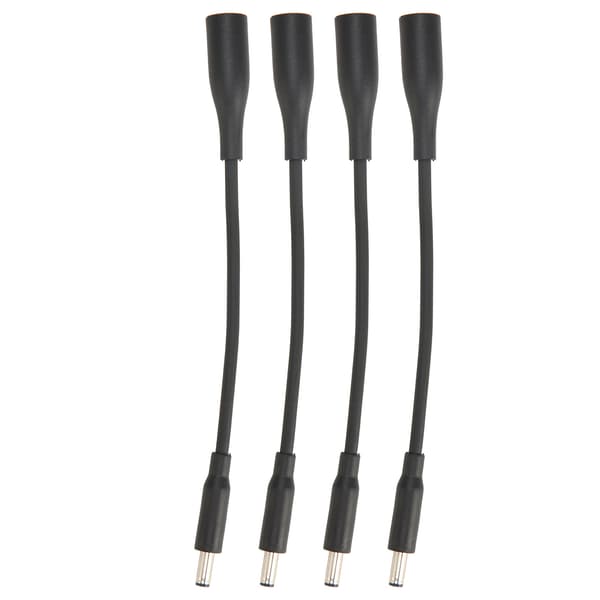 4 stk. DC 7.4x5.0mm til 4.5x3.0mm Adapterkabel Plug and Play Bærbar Tip Adapter Konverterkabel til Dell Laptop