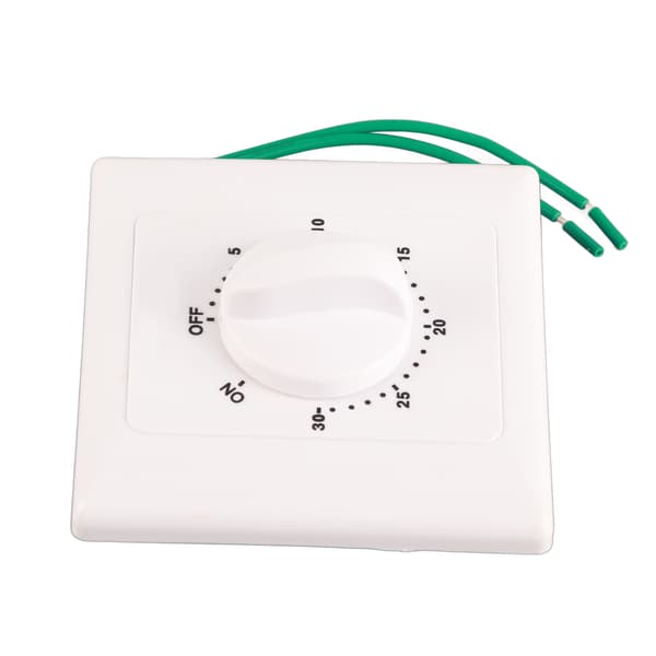220V AC Mekanisk Pumpe Timer Nedtelling Kontroll 30 Min Veggfeste 86 Panel