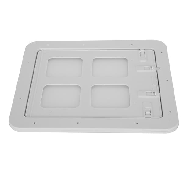 Husdjurs Skärmdörr Magnetisk Flik Ventilation Vit Liten