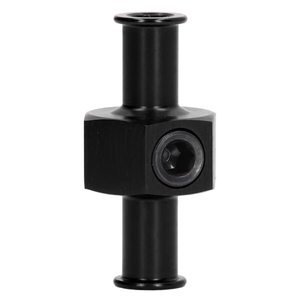 Universal T Form Brændstoftryksmåler Adapter 3/8 Tommer Slangeport 1/8 Tommer NPT Fitting Sort Autodele