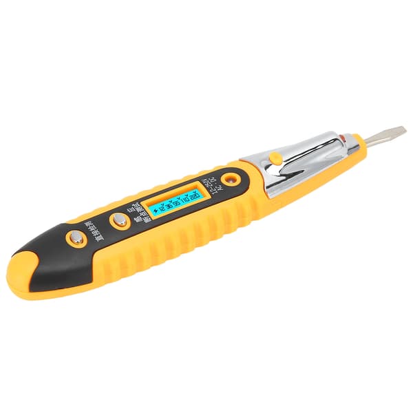 Multifunktionel Digital Display Høj Præcision Elektrisk Pen Tester 12250V AC DC Strømdetektion