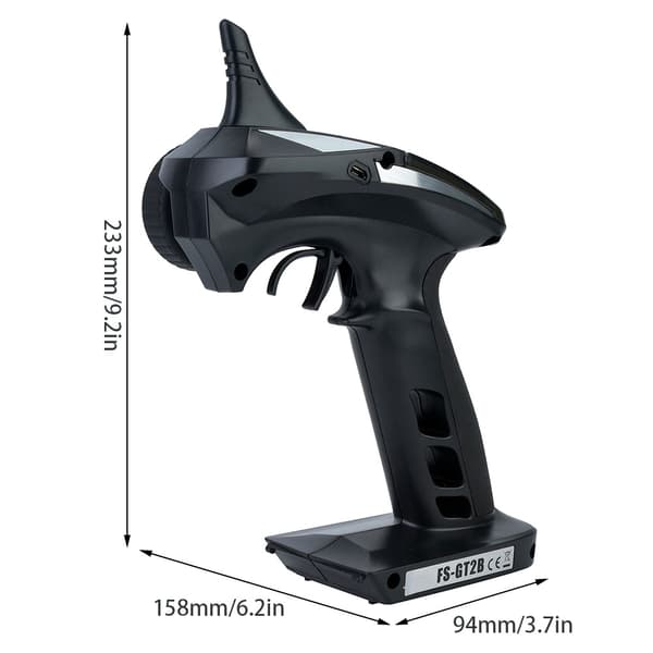 Flysky FS GT2B 2.4G 3CH LED Sender & Mottaker for RC Bil Båtmodell