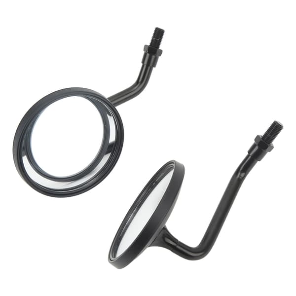 Universal 3.4in Bred Vision Motorcykel Backspegel Svart
