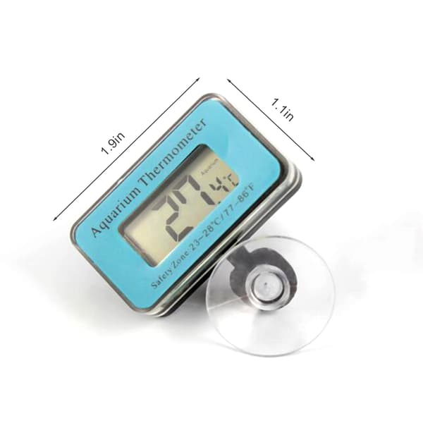 LCD Display Digital Akvarium Termometer Nedsänkbar Vattentemperaturmätare