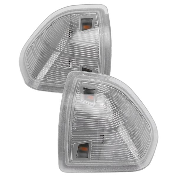 LED Sidespejl Blinklys Klar Hvid Udskiftning til Dodge Ram 1500 2011-2017 68302828AA 68302829AA