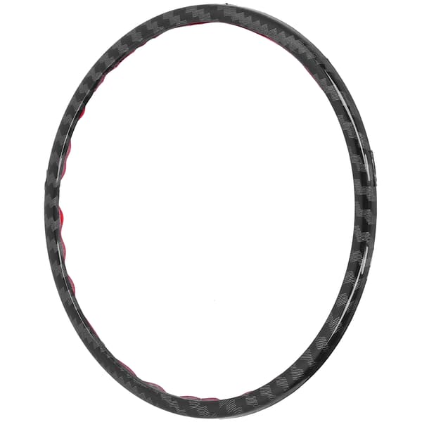 Mazda 3 Axela 2020 Kulfiber Blank Sort Ratpanelkappe Trim Paljetter Cirkelmærke Ring